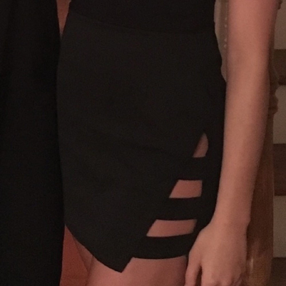 Nasty Gal : Black Skirt With Slits